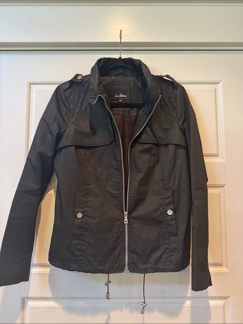 Sam Edelman Black Utility Zip Jacket- SZ: XD